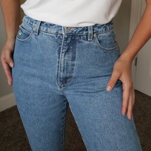 Gloria Vanderbit High Rise Regular Fit Denim Cotton Size 8 Jeans Pants